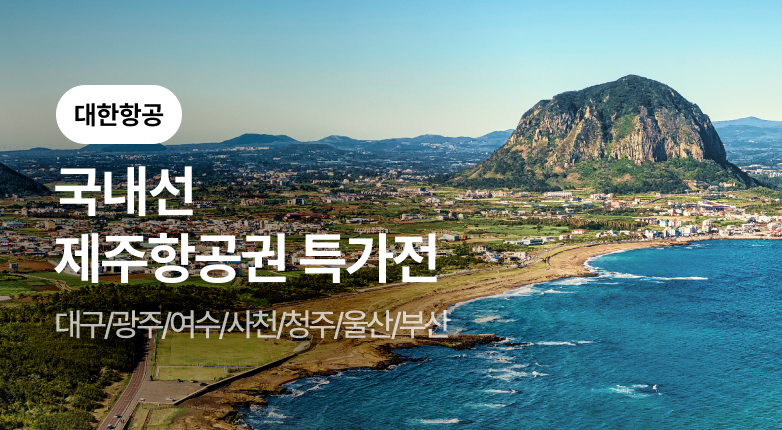 대한항공 제주노선 특가전