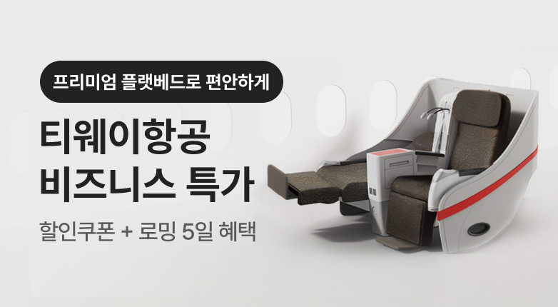 티웨이항공 비즈니스 프로모션