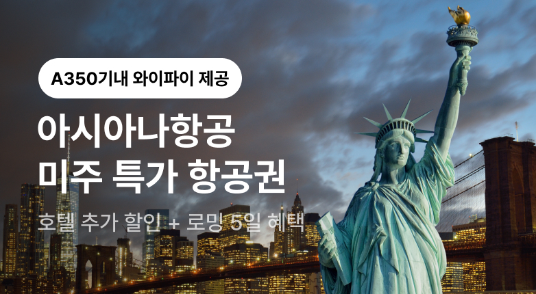 아시아나항공 미주 특가